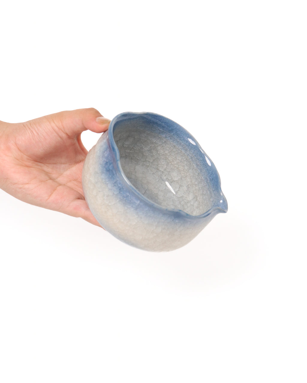 Kinh katakuchi flower shape blue color