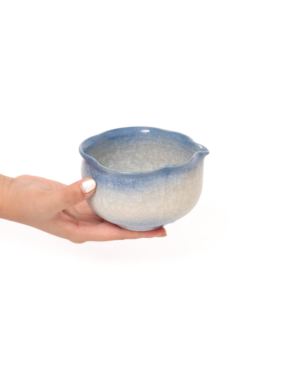 Kinh katakuchi flower shape blue color