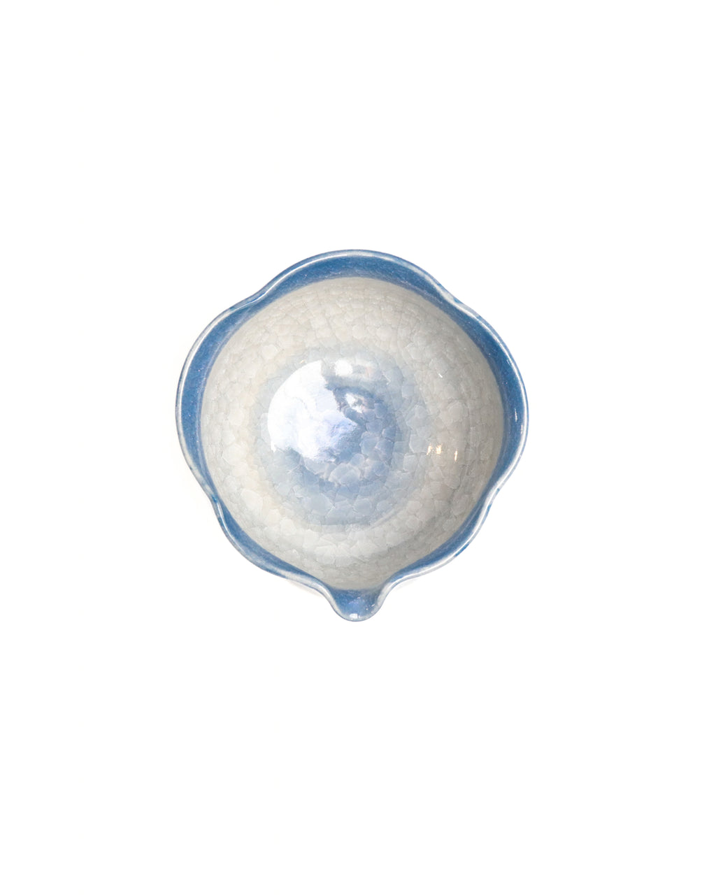 Kinh katakuchi flower shape blue color