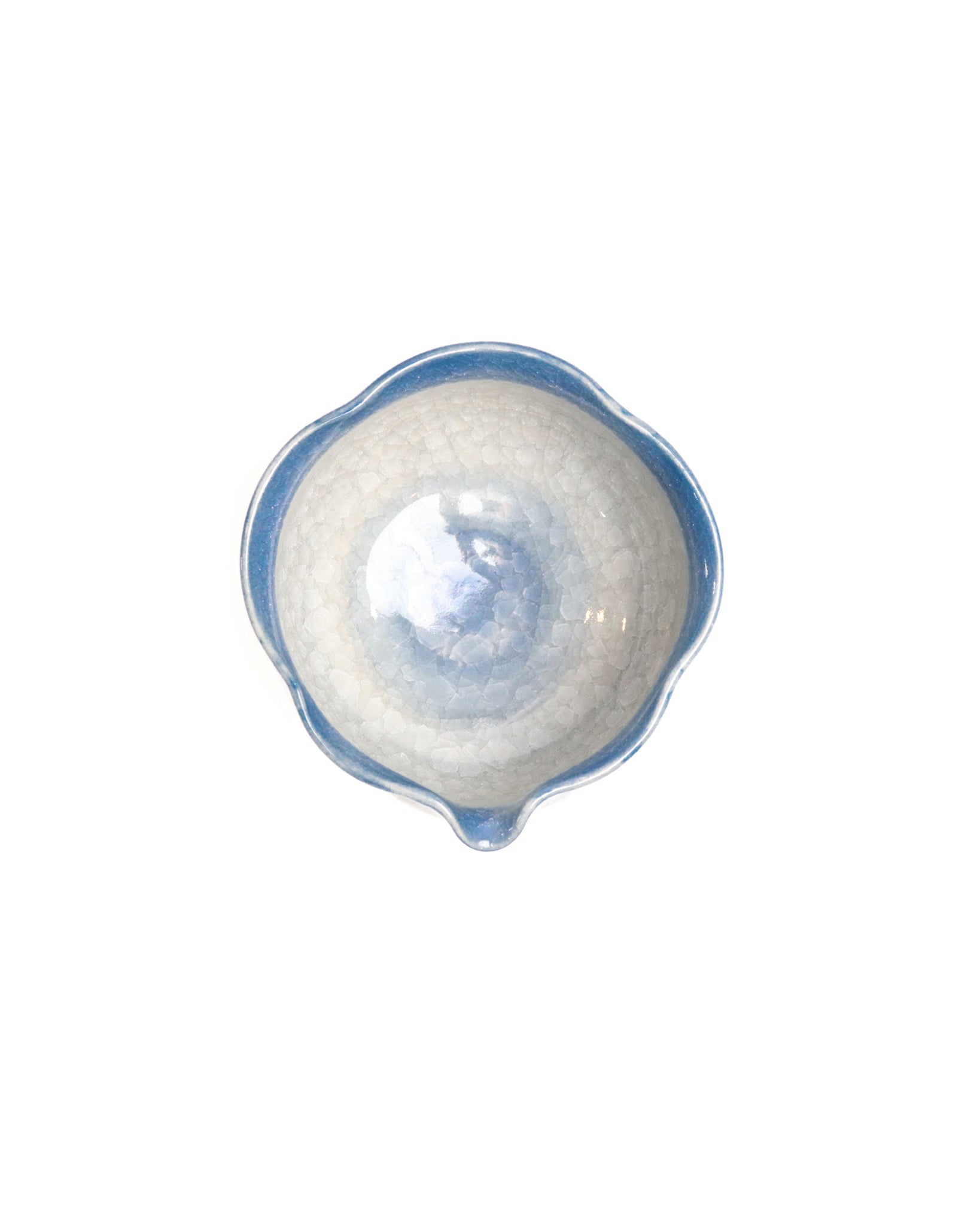 Kinh katakuchi flower shape blue color