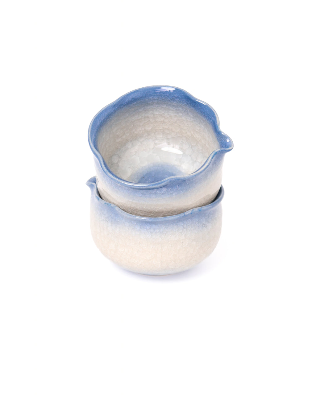 Kinh katakuchi flower shape blue color