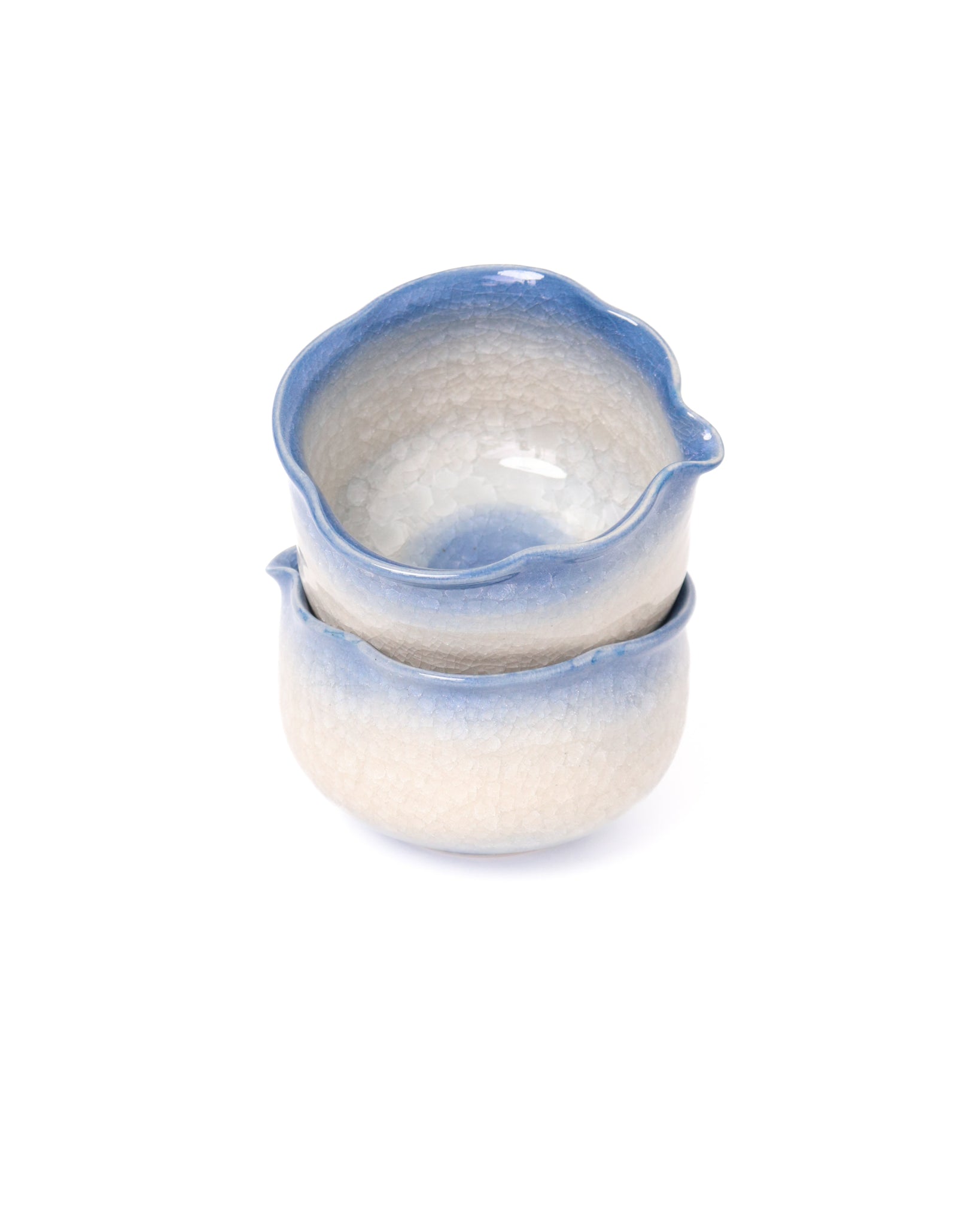 Kinh katakuchi flower shape blue color