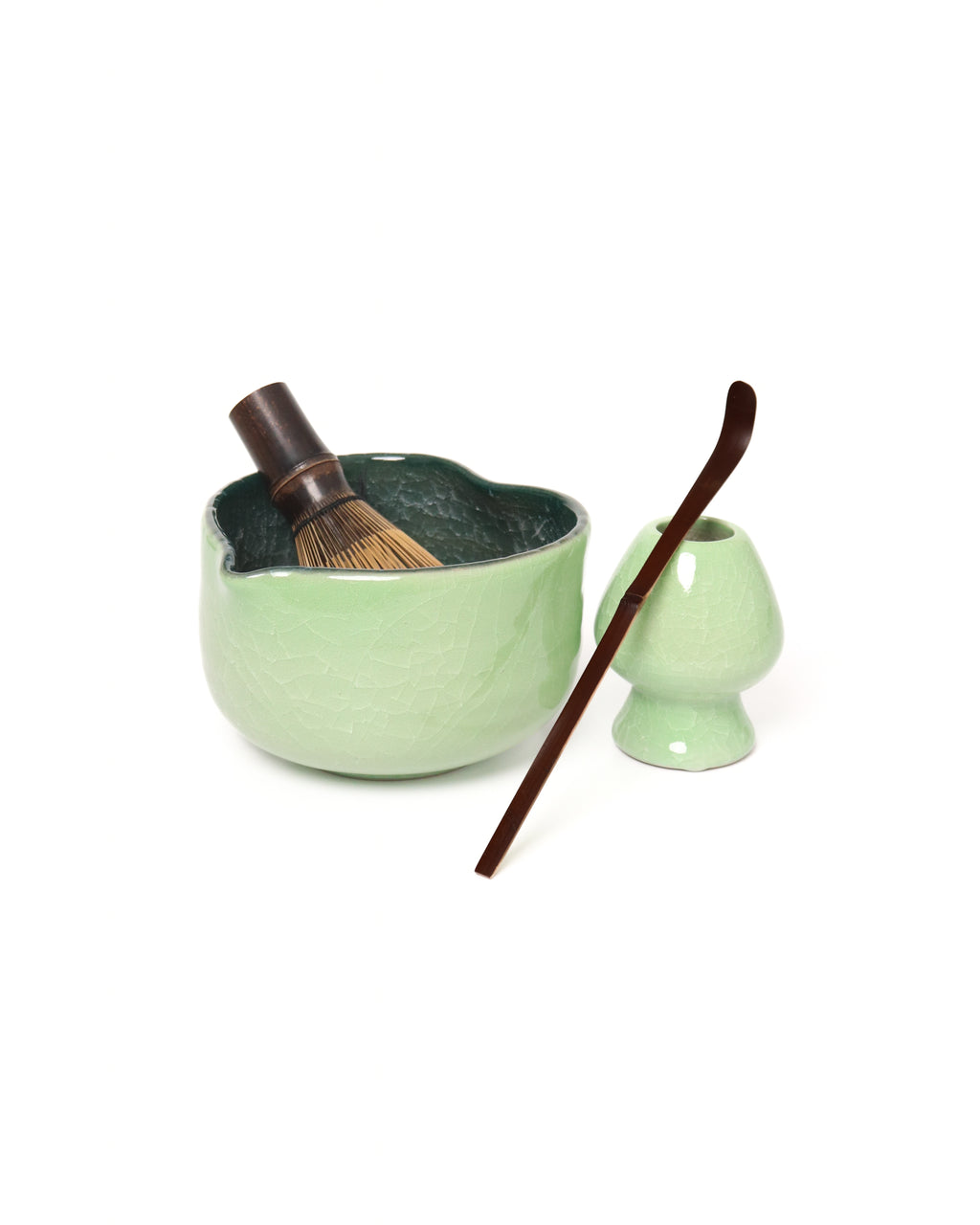 Kinh katakuchi matcha bow heart mossgreen fusion color 