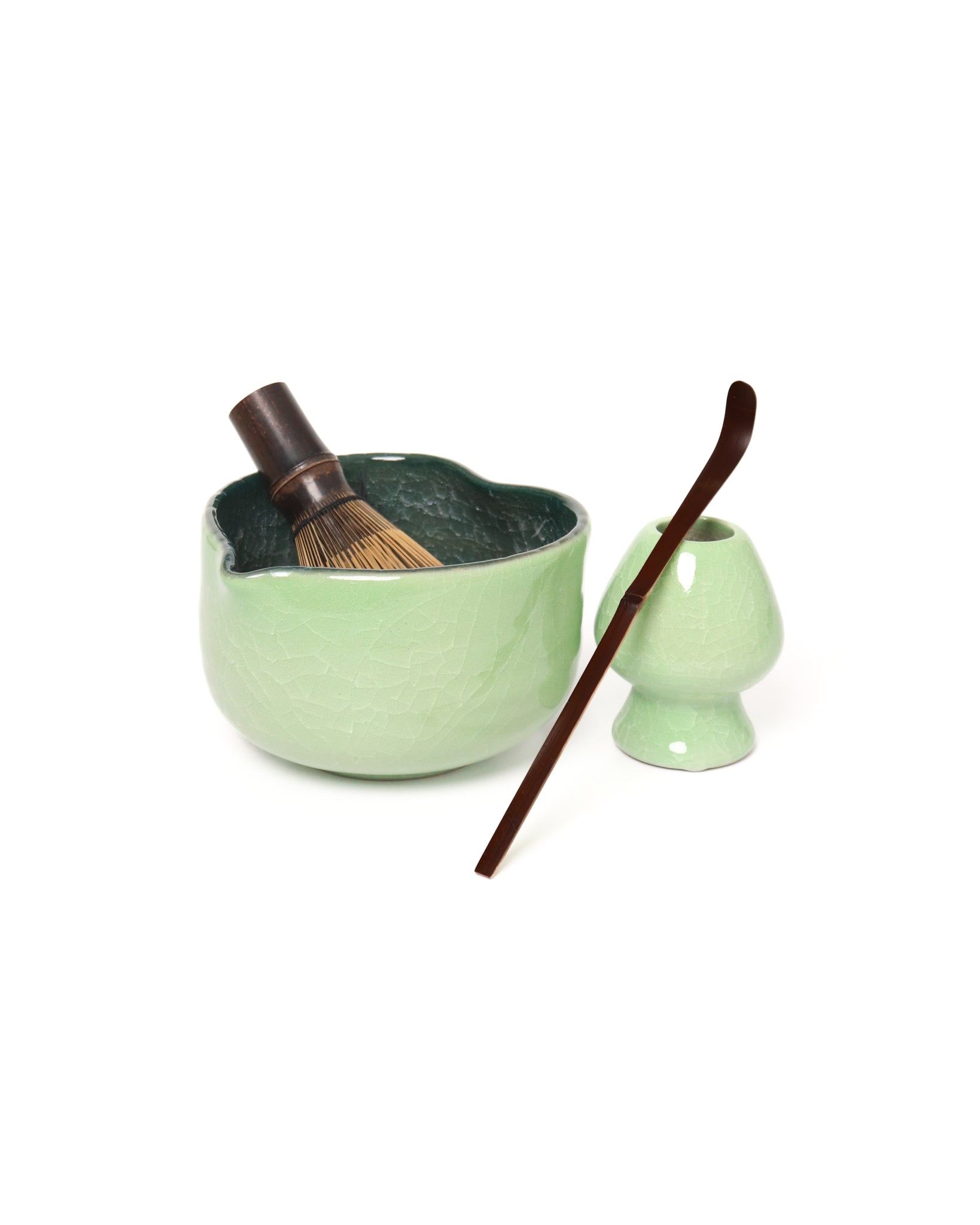 Kinh katakuchi matcha bow heart mossgreen fusion color 