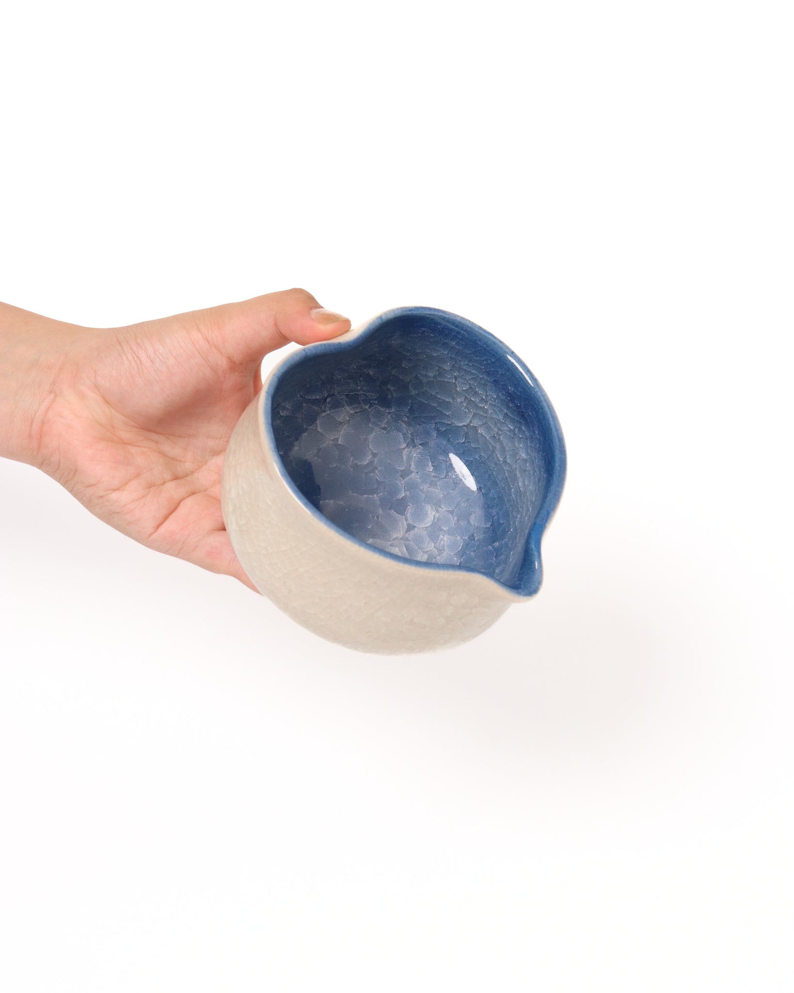 Kinh katakuchi matcha bow heart shape cobalt white fusion color 