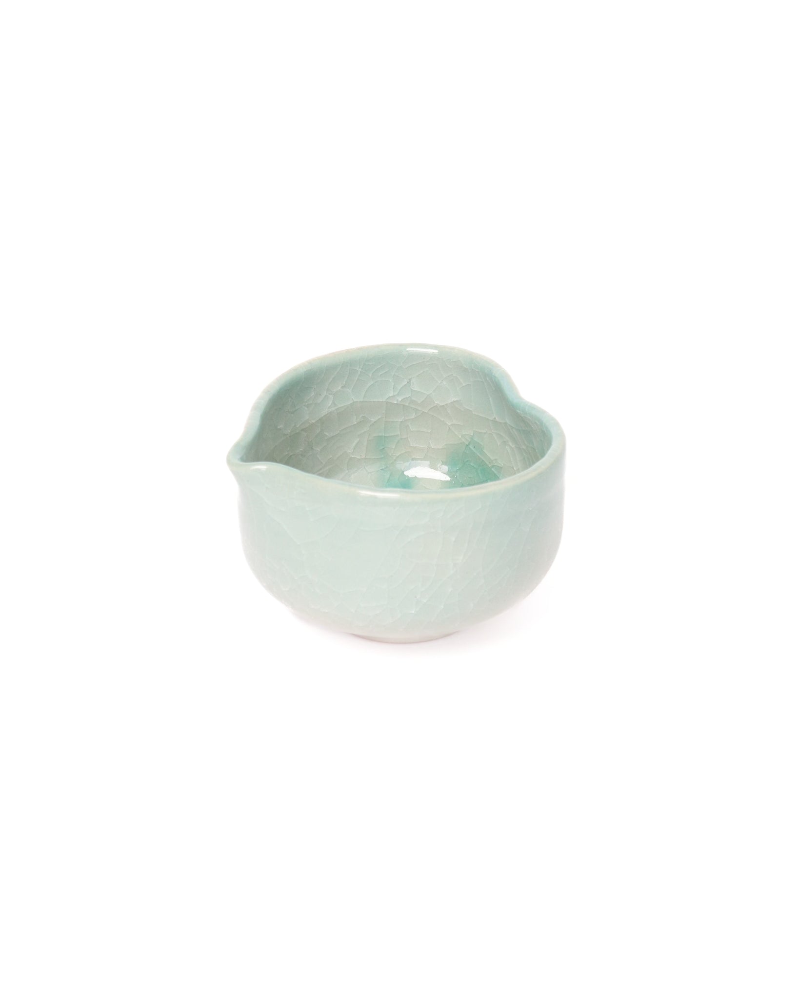Kinh katakuchi matcha bow heart shape mint marble color