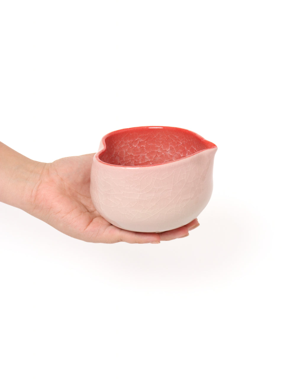 Rót Kính Tâm Men Rạn Đỏ Hồng