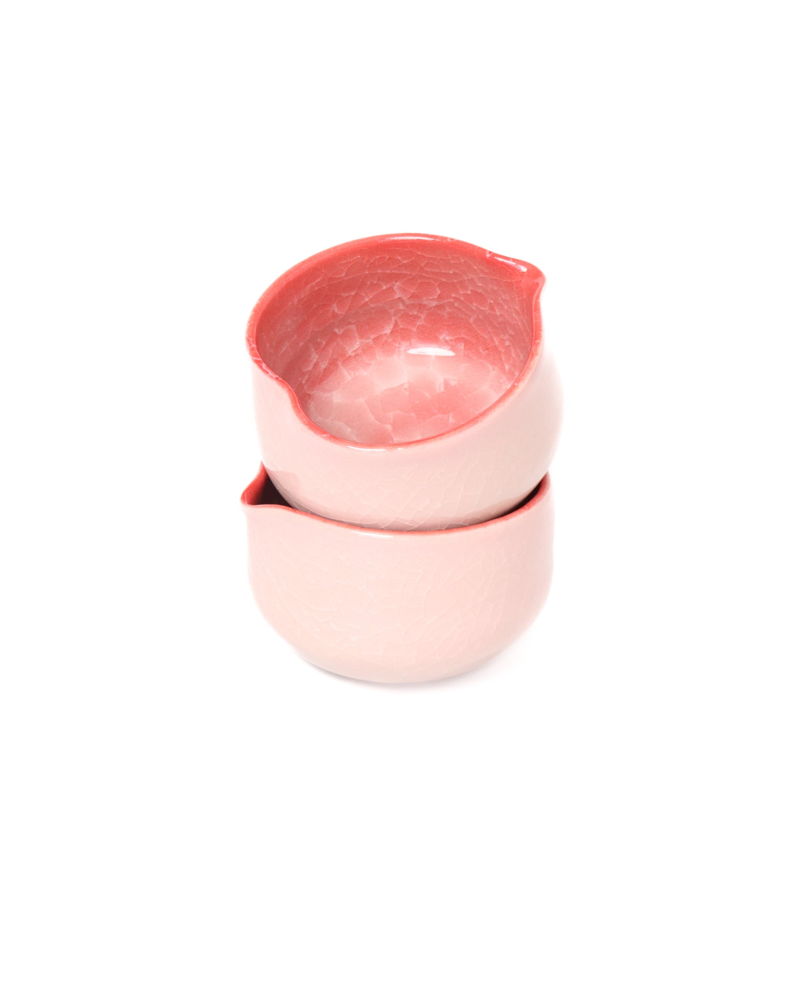 Kinh katakuchi matcha bow heart shape red pink fusion color 
