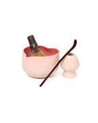 Kinh katakuchi matcha bow heart shape red pink fusion color 