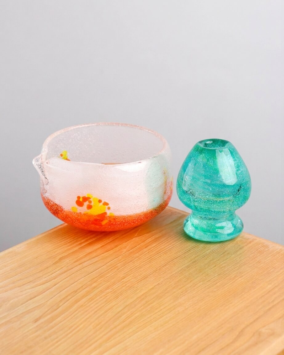 suong katakuchi combo handmade glass by ichigo cha studio and matchaexpressociety