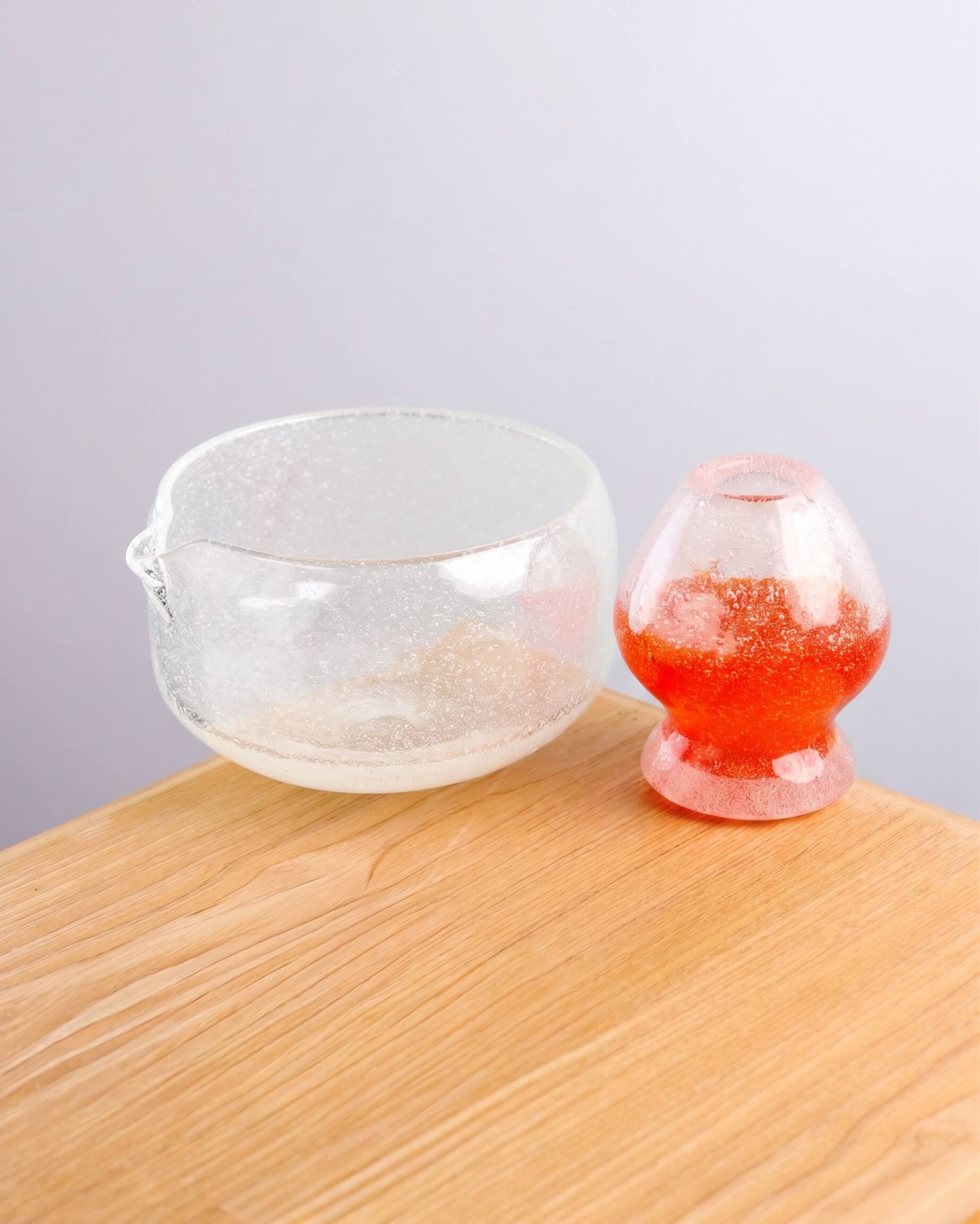 suong katakuchi combo handmade glass by ichigo cha studio and matchaexpressociety