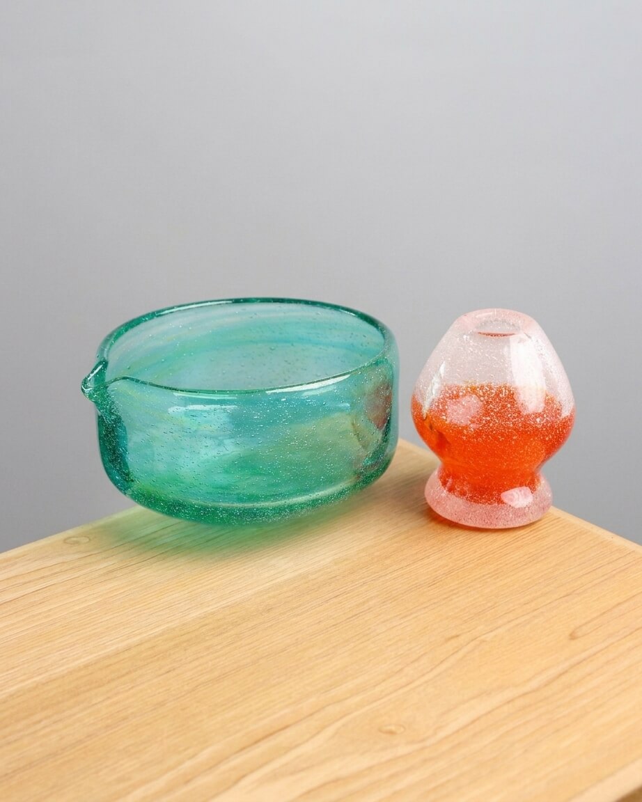 suong katakuchi combo handmade glass by ichigo cha studio and matchaexpressociety